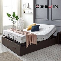 세진침대 바론 무중력 모션베드 전동침대 코지블루 메모리폼 230T 매트리스, 바론 모션베드 메모리폼230T(모카그레이)