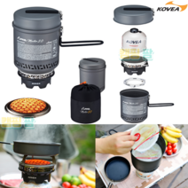 코베아 알파인 마스터 2.0 포트+버너 케이스 가스 스토브 가방 리액터 코펠 휴대용 세트 미니 소형, 알파인 마스터 3.8 포트만