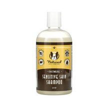 Natural Dog Company 민감한 피부용 샴푸 향료 무함유 오트밀 12oz
