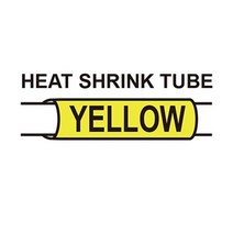 열수축 튜브 테이프 호환 가능 18051 Dymo 라벨링 기계 용 Rhino 4200 5000, 02 Black on Yellow_03 12mm
