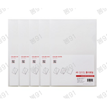 에코청운 PP 칼라칩 L홀더파일 A5 158 x 220 x 0.18 mm 10p, 반투명, 20개