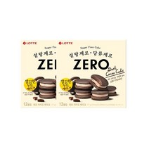 롯데 코코아분말 인간사료 스낵바 [신제품] 건강간식 제로 카카오 케이크 171g 2개 사무실다과 홈파티, 9개