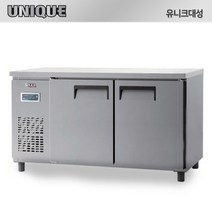 유니크 테이블 냉장고 1500 냉동냉장 디지털 업소용 UDS-15RFTDR-NSV, 내부스텐, 좌측