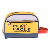 shangren 골프 팔찌 핸드백 골프 공 제조기 티 스토리지 Ditty Pouch Yellow, 설명, PU, 옐로우