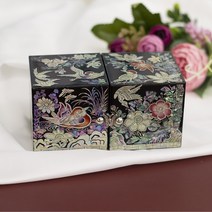 나빌레라 나전칠기 청오리미니쌍합 자개 보석함 돌반지 보관함 자개함