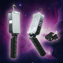 꺾임 회전 34구 LED 충전식 작업등 각도조절 자석등 C타입 충전