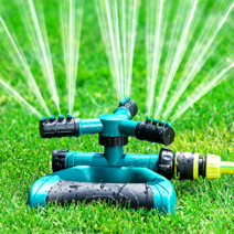 12번길 360도 자동회전 원예용 정원 잔디 텃밭 하우스 간이 스프링클러 가정용, 독립형