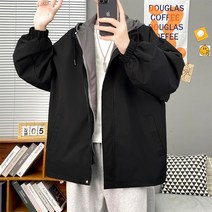 오버클래쓰 남자 바람막이 점퍼 후드집업 데일리룩 아우터