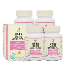 프랑스산 밀추출물 글루코실 세라 마이드 티크 세라솜 60정 (2개월분), 4개