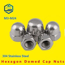 팝너트 블라인드너트 캡너트 장식 커버 반원 도토리 304 스테인레스 스틸, 06 M10 (5pcs)