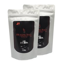 힐링솔트 용융로 가는소금, 250g, 2개