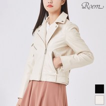 로엠 클래식 라이더 자켓_RMJKA12G91-T