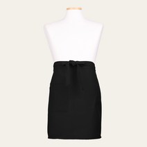 무지허리앞치마 요리주방식당셰프카페바리스타, 검정, 1개