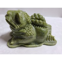 단초마을 녹옥 삼족 두꺼비길이13cm높이7cm무게1.3kg