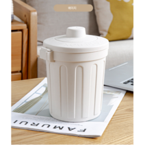 (꿀벌) 캠핌용 진공 음식물 쓰레기통, 베이지 3개