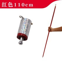 호신용 삼단봉 경찰 원터치 여자 귀가길 맷돼지 퇴치 자기보호 경호용품 강력 여행용 남자 휴대용 스틱 무기 안전 호신용품 3단봉 여의봉 경찰곤봉 접이식 몽둥이 막대기 유학 퇴근길, 호신용 봉(빨간색 1.1m), 1개