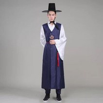 한복 생활한복 혼주한복 개량한복 고풍스러운 궁중 남자 관복 가운 조선족 소수민족 공연 촬영복