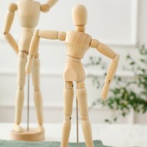 데셍 스케치 미술용 인체 드로잉 구체관절인형 목각 나무 인형 미술학원 인테리어 40CM, 나무관절인형