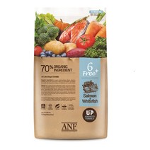 ANF 전연령 유기농 6Free 연어 애견사료, 1개, 1.8kg, 생선