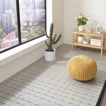 알뜨리 층간소음 거실 베란다 놀이방 매트, 그레이8p