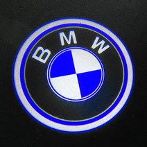 그린텍 (무변색) BMW F10 G01 G02 G20 G30 X3 X4 X5 X6 3 4 5시리즈 전용 MINI 미니쿠퍼 도어빔 도어램프 도어라이트, 1세트, A타입(BMW로고)-무변색렌즈