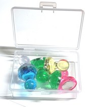 체스형자석 장구핀 대형 27mm 6개입 1통