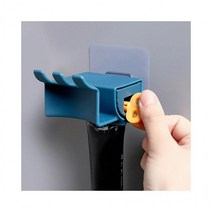 만능 치약짜개 걸이 치약 디스펜서 홀더 칫솔 거치대, 화이트 DC003412