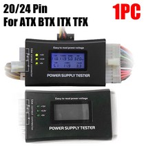 3차원측정기 3차원 디지털 LCD 전원 공급 장치 테스터 다기능 컴퓨터 20 24 핀 디스플레이 ATX BTX ITX TF, 한개옵션0
