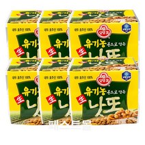 [오뚜기] 유기농콩으로 만든 생낫또 150gx6개, 단품