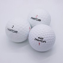팬텀 화이트 2피스 3피스 A-급 로스트볼 30알 창고직영 비재생 라운딩용 로스트볼