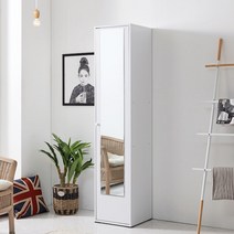 [리코디자인] 베니스 400 거울수납장, 화이트