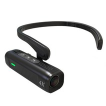 웨어러블 액션 카메라 4K- 웹캠 비디오 해상도 스포츠 카메라 Wi-Fi & App-컨트롤 2200mAh 충전식 도로 녹음