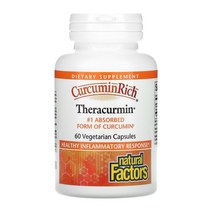 네츄럴팩터스 수용성커큐민 60베지캡슐, 1+1+1