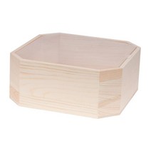 QDY 뚜껑 뚜껑이있는 작은 나무 상자 주최자 선물용 목재 보관 상자 기념품 DIY 선물 상자 액세서리, 22x14.5x8cm, 활기 없는