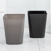 도리존 ABM 모던 사각휴지통 대 블랙 휴지통
