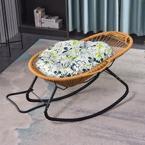 등나무 흔들 의자 라탄 1인용 그네의자 게으른 등나무 낮잠, 기본구성