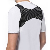 굽은 어깨 교정기 등 말린 라운드 숄더 밴드 펴기 체형 교정 펴주는 자세 펴주는 펴는 기구 상체 보정기 바른 고정 지지대 중형