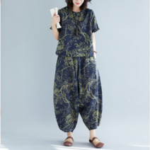 G1C1806 여성한복 플라워 가든 바지세트 퓨전