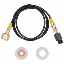 소다 리필 어댑터 CO2 실린더 카트리지 필 탱크 커넥터 60 인치 호스 CGA320, 01 High Pressure Hose