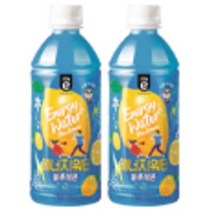에너지워터블루레몬 과즙생수 페트음료 500ml x 24개, 상세페이지 참조