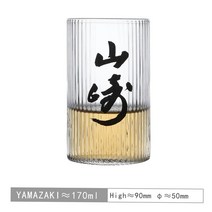 YAMAZAKI 야마자끼 수직라인 핸드메이드 크리스탈 위스키 글라스 170ml, 6개