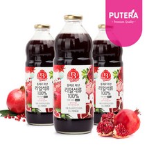 저온착즙 100%NFC 통째로 착즙한 리얼석류 100% 1000ml3병, 단품, 단품
