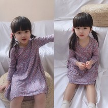 트리베어 북유럽 로렐 여아 원피스 프릴 플라워 공주 아동 유아 초등 봄 가을 간절기 드레스