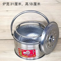 가성비 바베큐 그릴 펜션 고기 바비큐 풀세트 캠핑, 숯불+냄비받침대(바베큐망 배달)