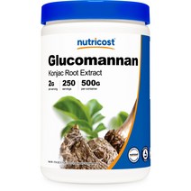 뉴트리코스트 글루코만난 파우더 500g 1개 1서빙 2g 250회분 Glucomannan Powder [500 GMS]