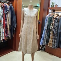 BUCOLIQUE SH03 린넨자수슬림나시원피스 B202WO1010