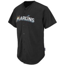 Miami Marlins 사용자 정의 또는 빈 Back 전체 버튼 Major League Baseball cool-base 복제 MLB 저지