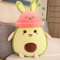 인플루언서 피규어 장난감 투인원 쿠션 도매 과일인형, C02-80CM, T01-변신 아보카도