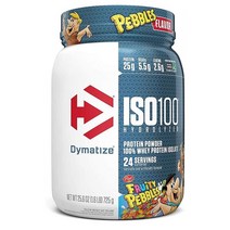 Dymatize ISO100 Whey Isolate Fruity Pebbles 다이마타이즈 ISO100 가수분해 프로틴 파우더 웨이 아이솔레이트 후르티 페블스 725g