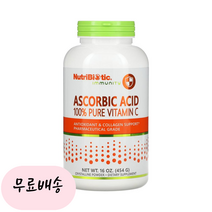 [뉴트리바이오틱]-M2-순수 비타민C 아스코르브산 100% 파우더 454g, 1개